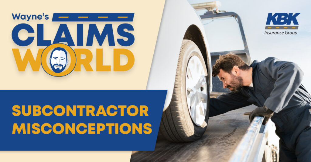 Subcontractor Misconceptions