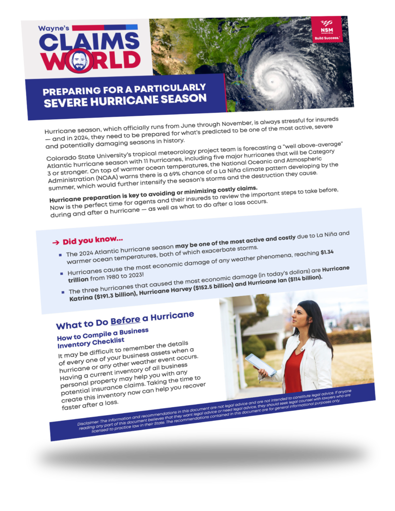 Wayne’s Claims World Posts