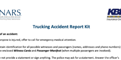 Image of English accident kit document