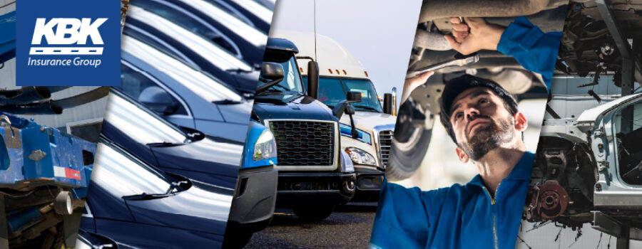 Collage of automobile related photos